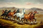 unknow artist Horses 07 china oil painting reproduction